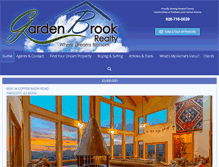 Tablet Screenshot of gardenbrookrealty.com